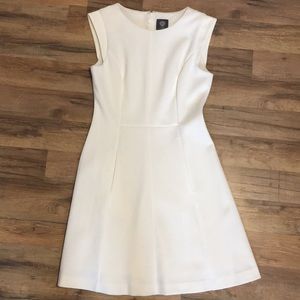 White A-line Dress